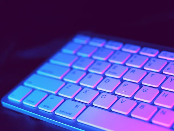 white keyboard